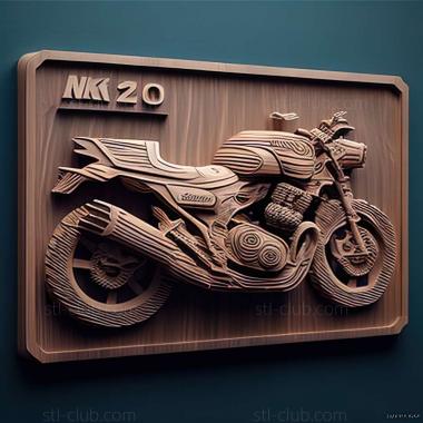 3D модель Kawasaki Z400 (STL)